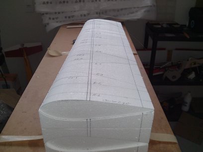 Gabarito de Asa Thundergazer Lost Foam Bob Hunt