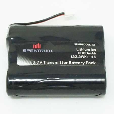 Bateria 3.7V 6000mAh Transmitter Battery para iX12/NX6/NX8 SPMB6000LITX