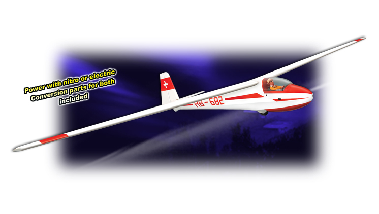 Ka-8b Electric Glider 3500 ARF - Escala 1/4,2 - 3500mm