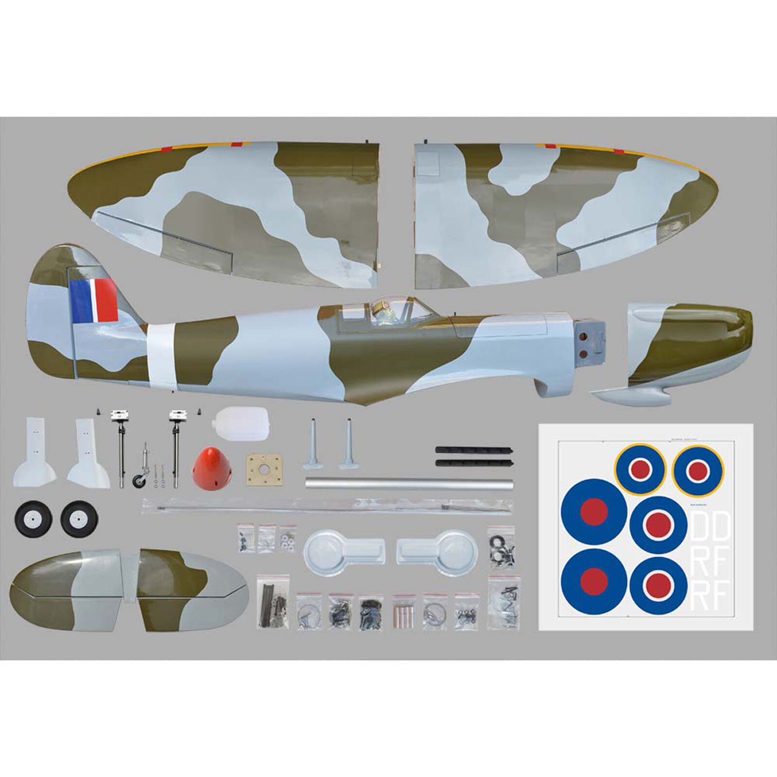 AEROMODELO SPITFIRE 20-30cc 1:6 ¼ ARF PHOENIX PH151 - Imagem 11
