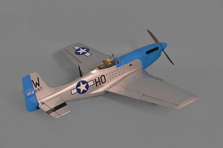 Aeromodelo P51 MUSTANG GP/EP 15-20cc 1:7¼ ARF - Imagem 2