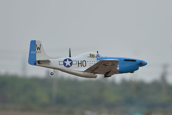 Aeromodelo P51 MUSTANG GP/EP 15-20cc 1:7¼ ARF - Imagem 17