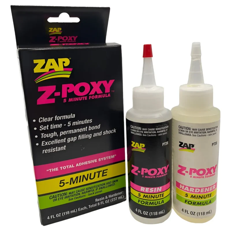 Cola Epóxi Zap 5 Minutos 237ml Z-poxy  PT-38