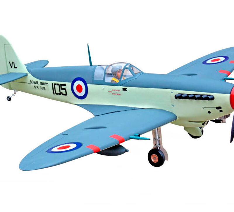 Supermarine Seafire 65pol Wingspan - ARF 20cc Gas Com Elect Retract SEA116NGEAR