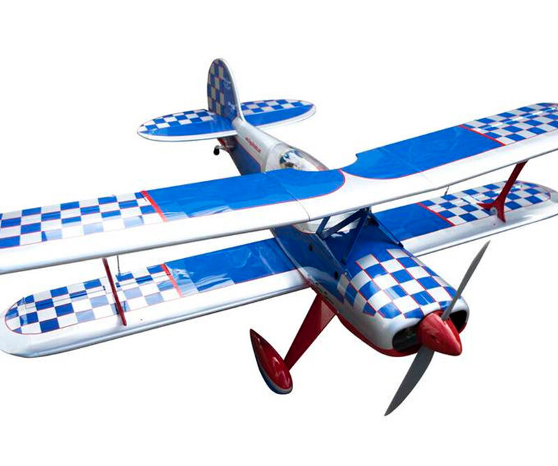 Steen Skybolt Bi- Plane 61pol ARF 15cc Silver SEA237S