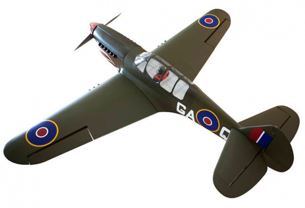 P-40 Warhawk Shark Head 80pol ARF 50- 60cc Included Electric Retracts SEA250S