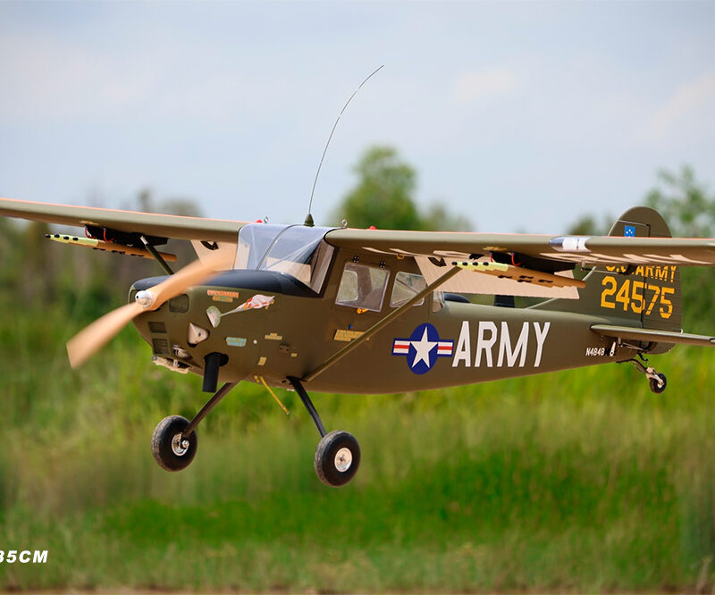 Giant Scale Cessna Bird Dog Chickenman 122pol ARF 70-125cc SEA385CM
