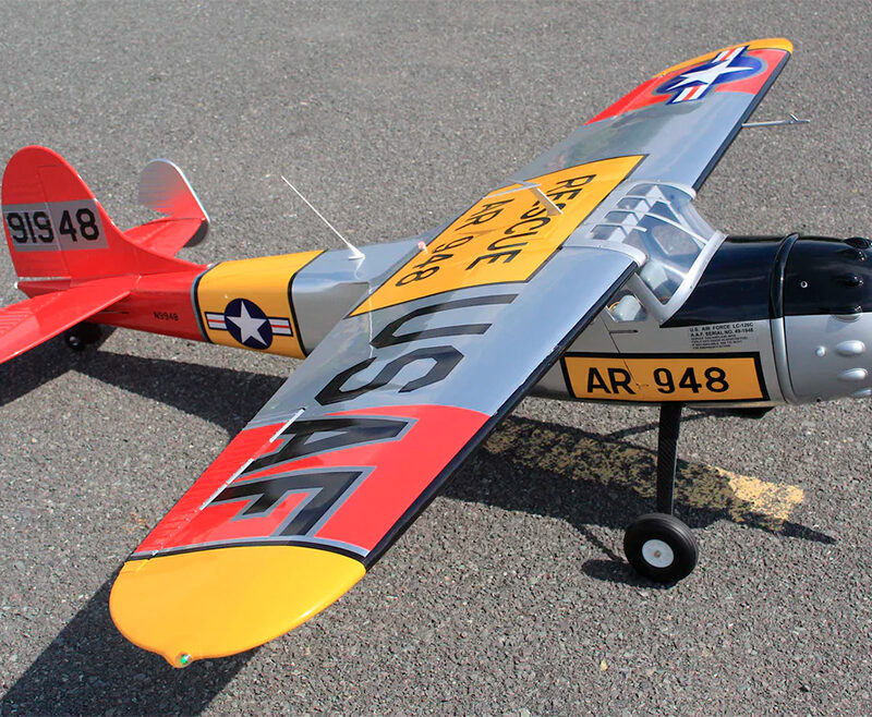 Cessna 195 USAF ARF 90pol Wingspan 35-50cc SEA409USAF