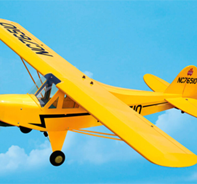 Piper J-3 Cub 882pol Wingspan - ARF 20cc Gas Cub Yellow SEA74