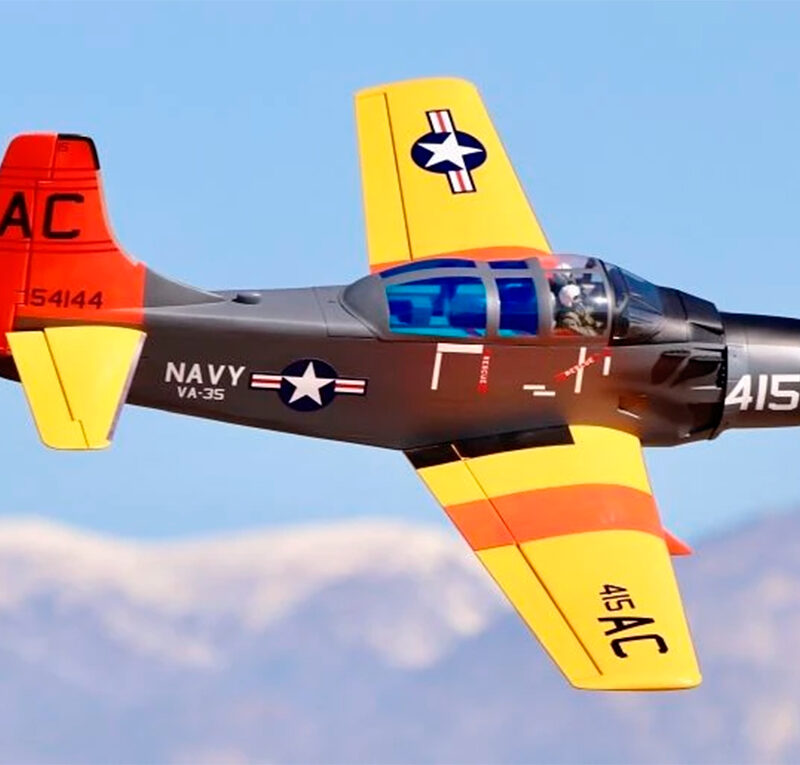 Double Seat AD- 5/A-1E Skyraider 86pol ARF 35- 60cc Drone No Retracts SEA_LH369DRONE