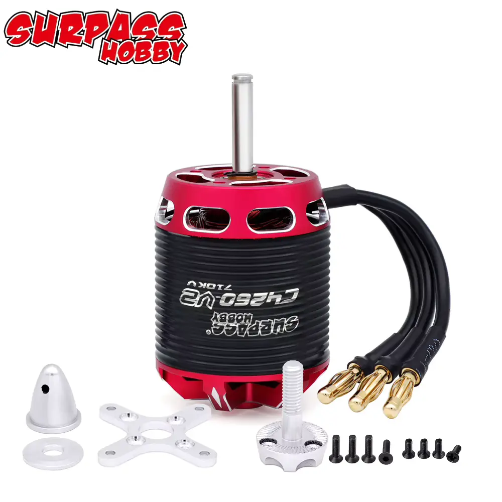 Motor Brushless Surpass Hobby C4260 V2 710KV 1650W para Aeromodelos RC