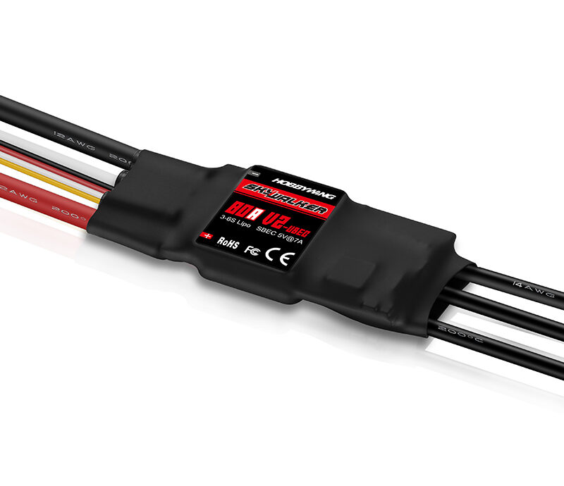 ESC 80A Hobbywing Skywalker V2 UBEC XT60
